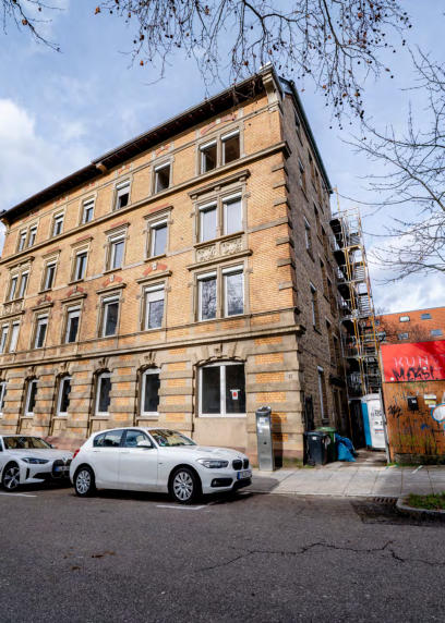 Fassade vor der Sanierung